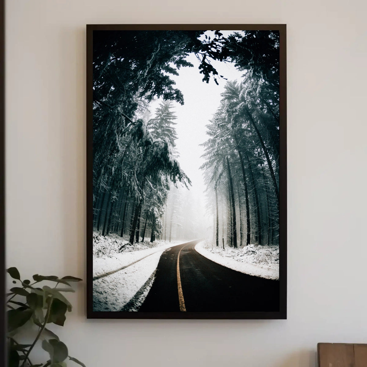 Winter Road Serenity, National Park Poster