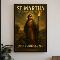 St. Martha The Slayer of the Dragon Poster