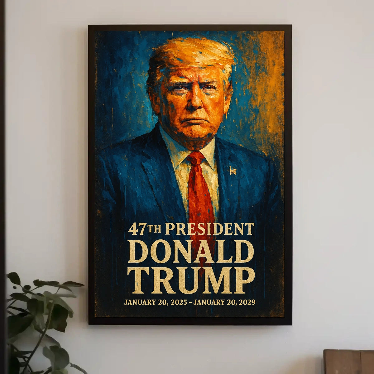 Donald Trump Visionary Motion Patriot Futurism Poster