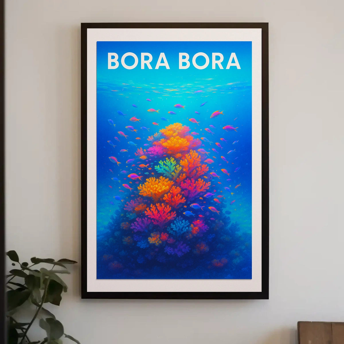 Bora Bora Underwater Paradise Poster