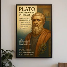 Plato  Philosopher of Ideals Poster