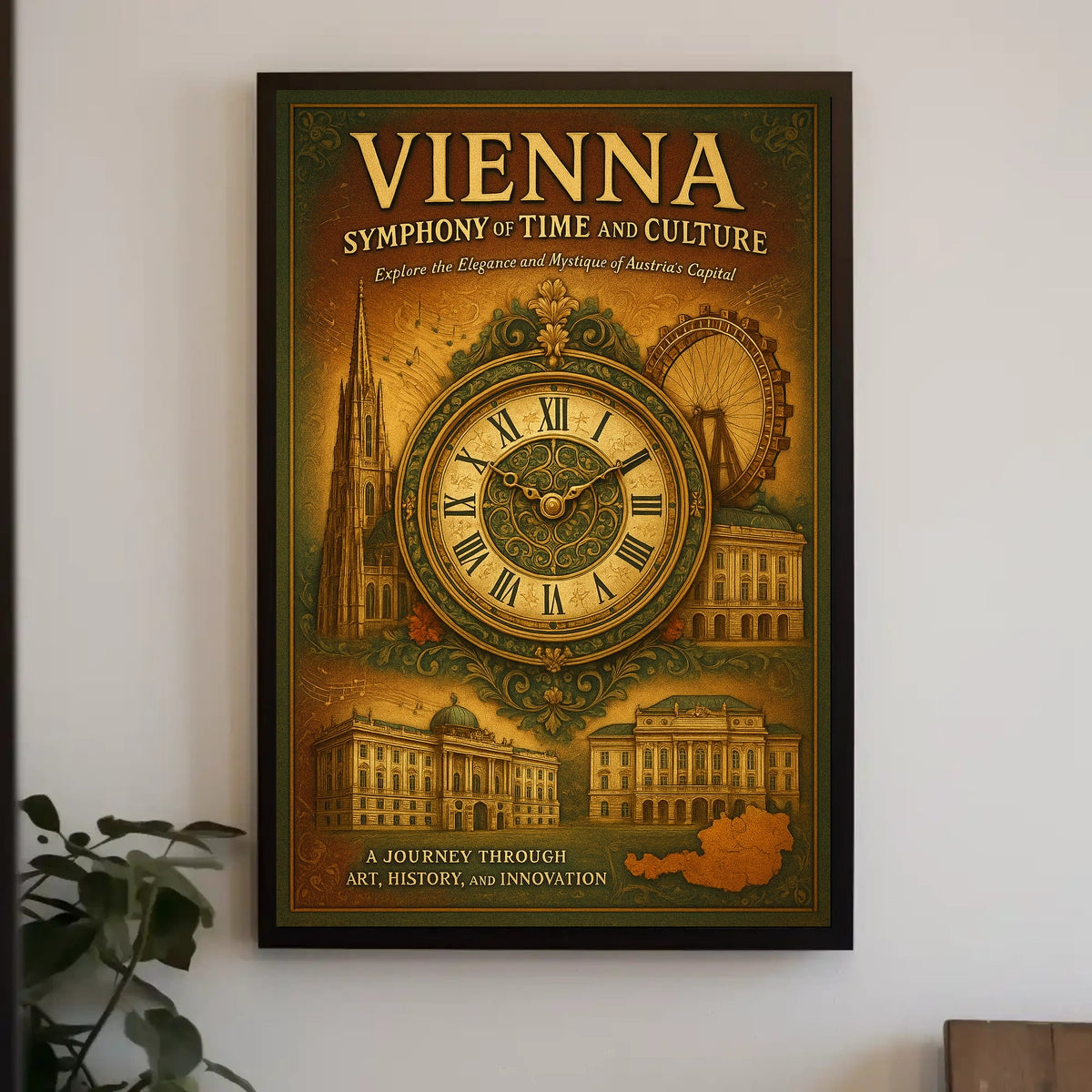 Vienna Symphony Of Time And Culture Poster