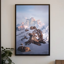 Majestic Mountain Peaks Poster