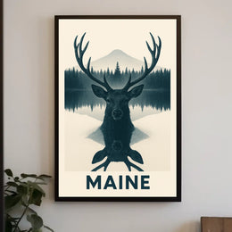Maine Wilderness Poster