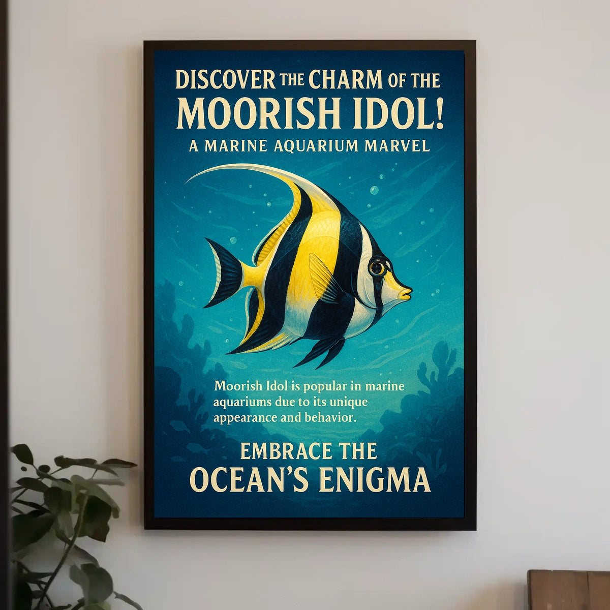 Discover the Charm of the Moorish Idol Poster