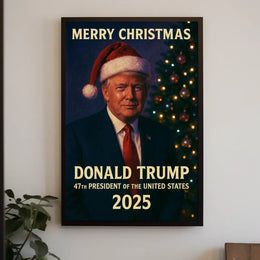 Christmas Business Attire Festivities Decorative Pop Culture Poster