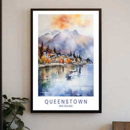 Queenstown Tranquility Poster PosterGoat