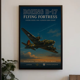 Boeing B-17 Flying Fortress Poster