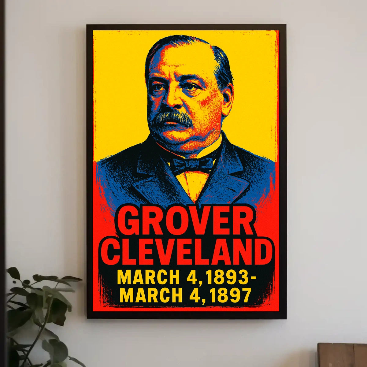 Grover Cleveland Presidential Term Poster