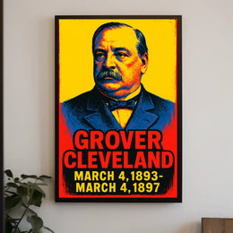 Grover Cleveland Presidential Term Poster