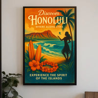 Discover Honolulu Experience The Poster