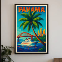 Panama Travel Poster