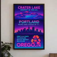 Portland Weird And Proud Poster