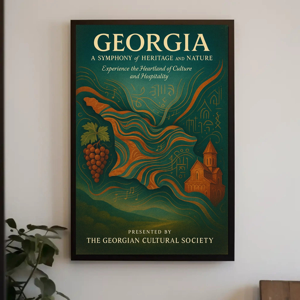 Georgia A Symphony Of Heritage And Poster