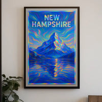 New Hampshire Mountain Landscape Poster