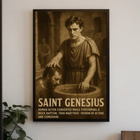 Saint Genesius Patron Of Actors And Poster