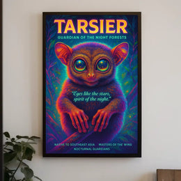 Tarsier Guardian of the Night Forests Poster