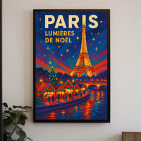 Paris Lumières De Noël Poster