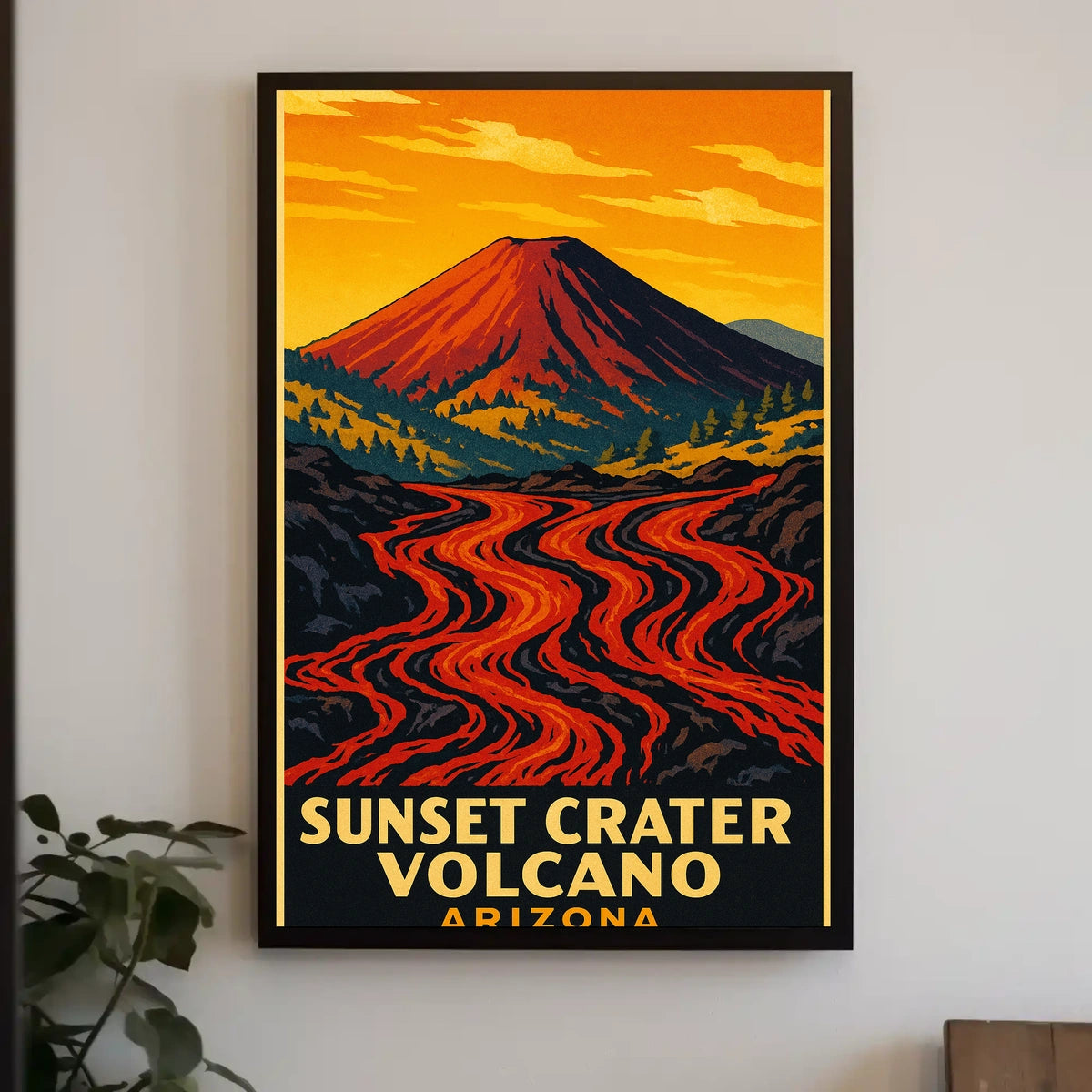 Sunset Crater Volcano Poster
