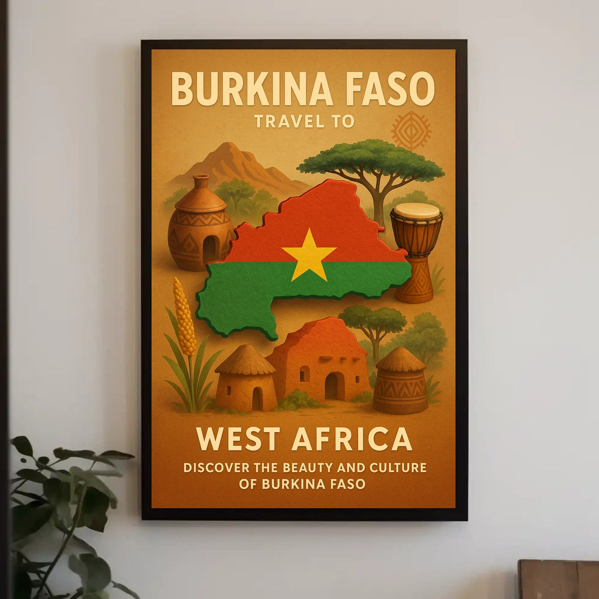 Discover Burkina Faso Poster