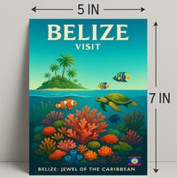 Explore Belize Poster PosterGoat