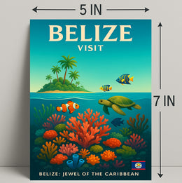 Explore Belize Poster PosterGoat