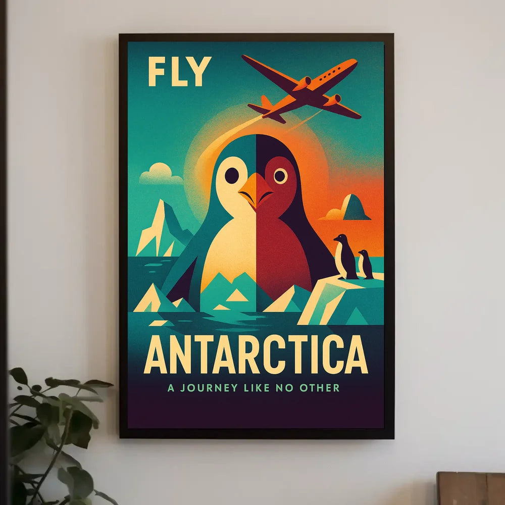 Antarctica Adventure Vintage Travel Art Poster PosterGoat