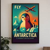 Antarctica Adventure Vintage Travel Art Poster PosterGoat