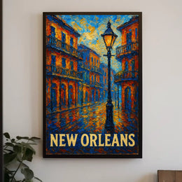 New Orleans A Vibrant Evening Poster