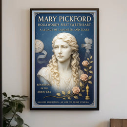 Mary Pickford Hollywood’s First Sweetheart Poster PosterGoat