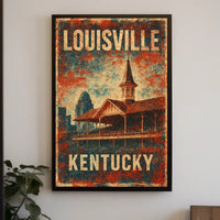 Louisville Kentucky Skyline Travel Urban Life Photography Realism Cultural Heritage Downtown Louisville Poster