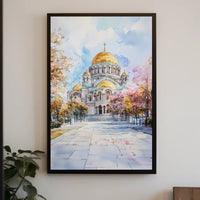 Bulgaria Sofia Alexander Nevsky Cathedral Poster