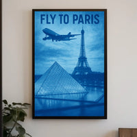 Fly To Paris Poster
