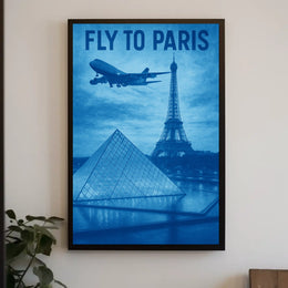 Fly To Paris Poster