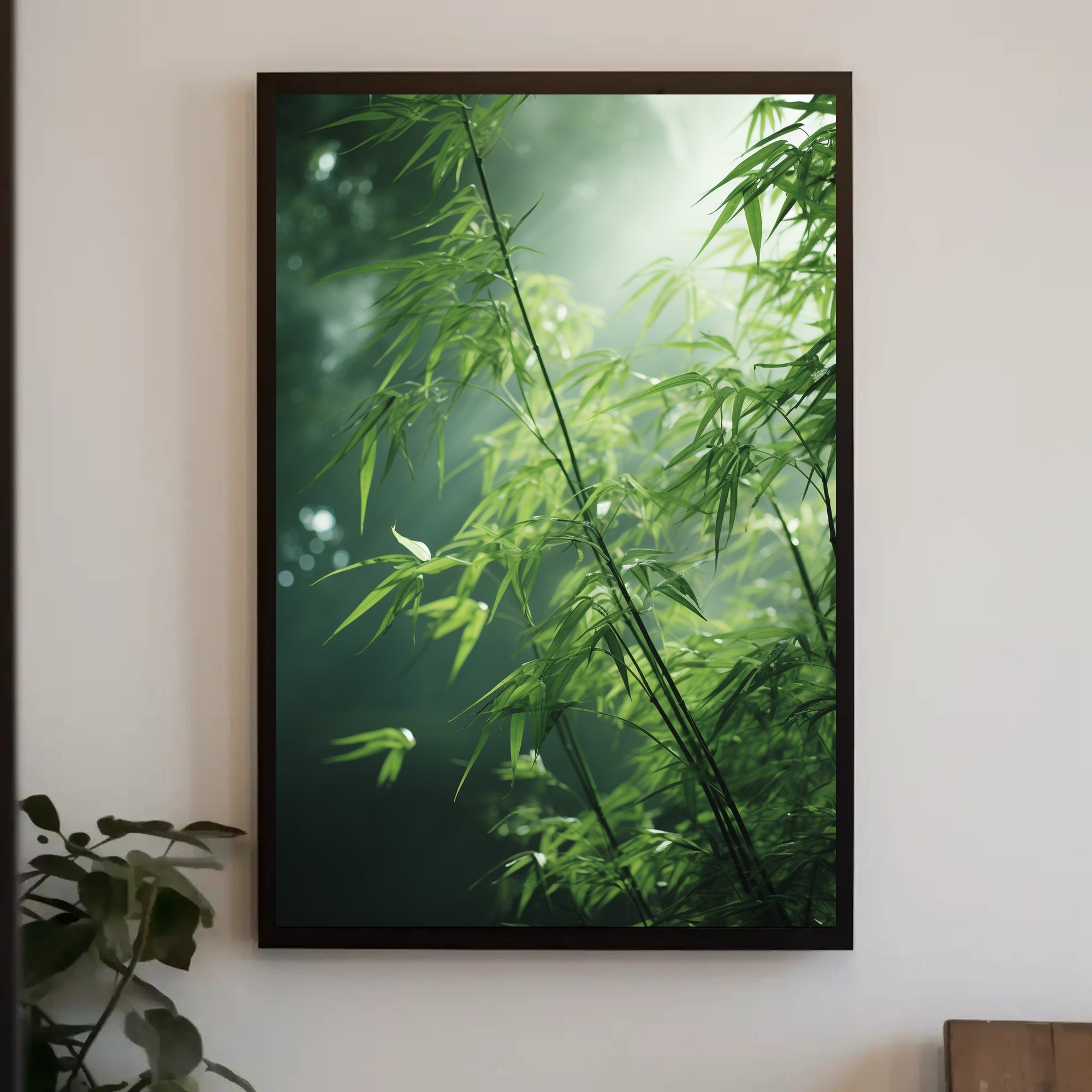 Bamboo Serenity Nature Print: Cultural or Heritage Poster