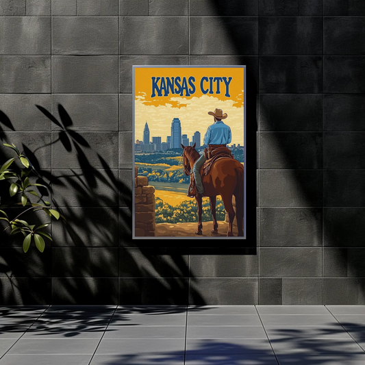 Kansas City Vintage Poster