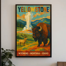 Yellowstone National Park Poster