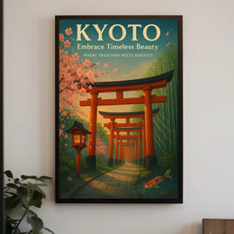 Kyoto Embrace Timeless Beauty Poster