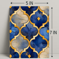 Ornate Geometric Luxury Wall Art Poster - Cultural Heritage