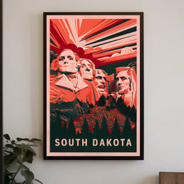 South Dakota Monumental Tribute Poster