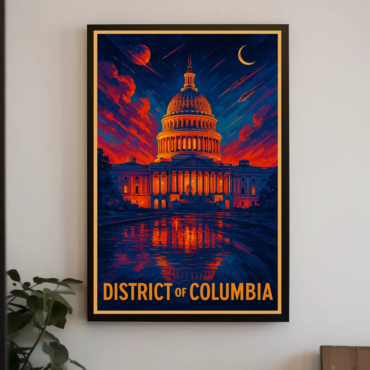 District Of Columbia Capitol Poster