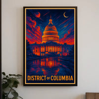 District Of Columbia Capitol Poster