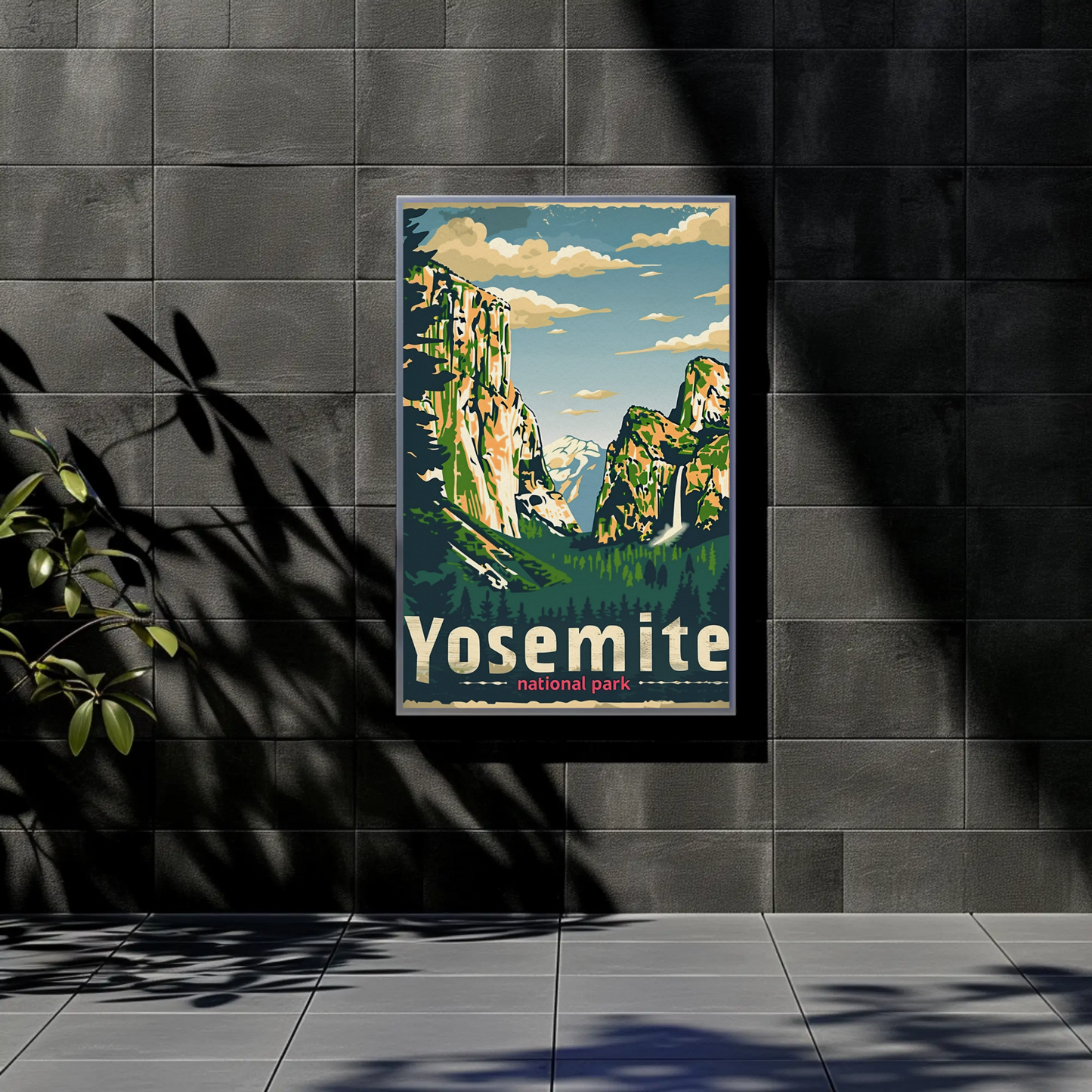 Vintage Poster Yosemite National Park