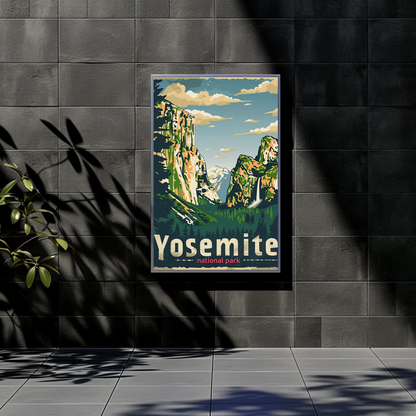Vintage Poster Yosemite National Park
