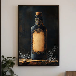 Mysterious Elixir Bottle Poster