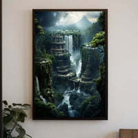 Enchanted Waterfalls Of The Lost City Poster