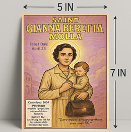 Saint Gianna Beretta Molla Poster PosterGoat