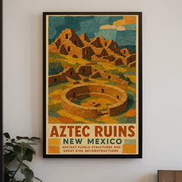 Aztec Ruins New Mexico Poster