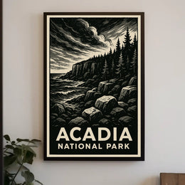 Acadia National Park Poster