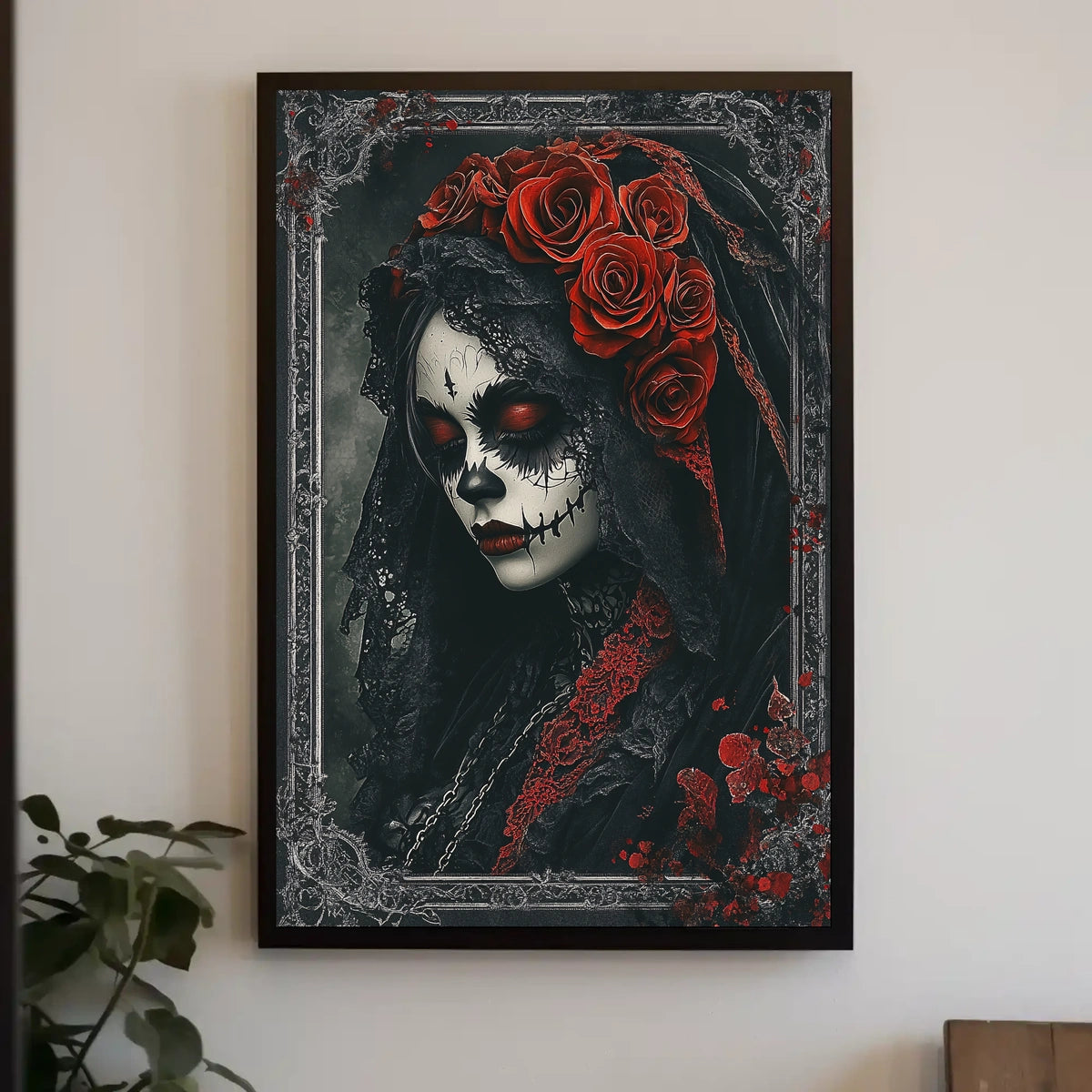 Day of the Dead Skull Design Cultural or Heritage Poster